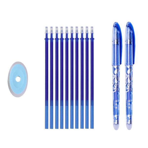 gel pens erasable pen set magic washable handle 0.5mm blue black ink refills rods for school office writing stationery supplies
gel pens erasable pen set magic washable handle 0.5mm blue black ink refills rods for school office writing stationery supplies