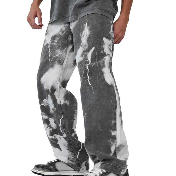 men's pants jeans men statue printed harajuku fashion brand street casual loose khaki washing motorcycle trousers#20, Black
men's pants jeans men statue printed harajuku fashion brand street casual loose khaki washing motorcycle trousers#20, Black