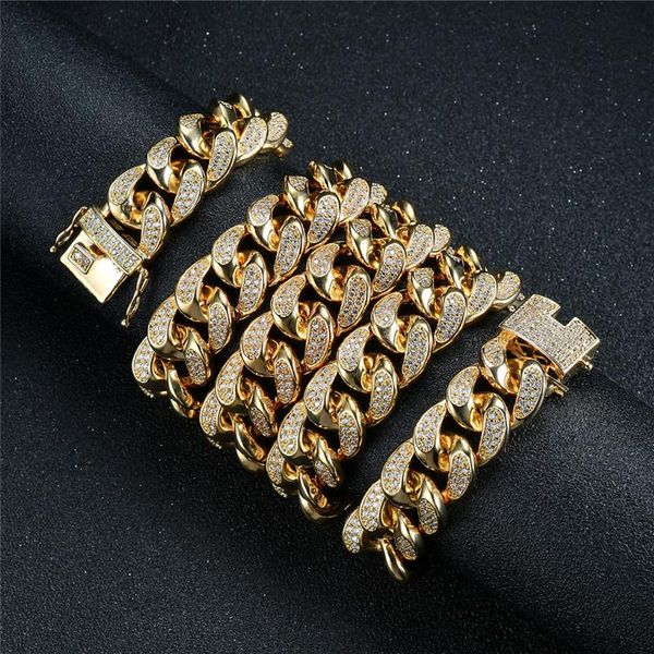 hip hop bling iced out cuban chain 16-30inch 18mm cubic zirconia necklace for men women fashion necklaces rock jewelry chains, Silver
hip hop bling iced out cuban chain 16-30inch 18mm cubic zirconia necklace for men women fashion necklaces rock jewelry chains, Silver