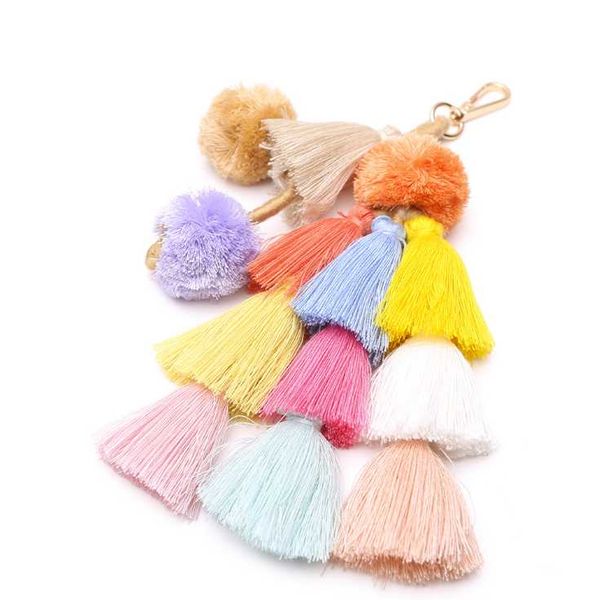 keychains diy ethnic style bag pendant bohemian pure cotton thread tassel key chain ornament fashion accessories, Silver
keychains diy ethnic style bag pendant bohemian pure cotton thread tassel key chain ornament fashion accessories, Silver