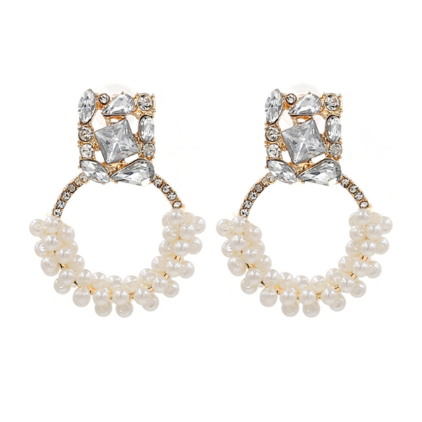 stud fyjs unique light yellow gold color round imitation pearl earrings with rhinestone temperament jewelry, Golden;silver
stud fyjs unique light yellow gold color round imitation pearl earrings with rhinestone temperament jewelry, Golden;silver