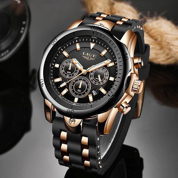 wristwatches relogio masculino fashion watch men lige brand sport watches mens waterproof quartz clock man casual military wristwatch, Slivery;brown
wristwatches relogio masculino fashion watch men lige brand sport watches mens waterproof quartz clock man casual military wristwatch, Slivery;brown