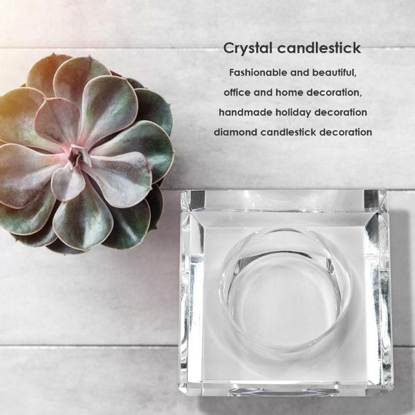candle holders transparent crystal candlestick square handmade gift home buddhist temple decor with sufficient durability and ruggedness
candle holders transparent crystal candlestick square handmade gift home buddhist temple decor with sufficient durability and ruggedness