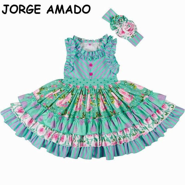baby girl dress kids es for girls green stripe floral cake princess children clothes 0-6y e83080 210610, Red;yellow
baby girl dress kids es for girls green stripe floral cake princess children clothes 0-6y e83080 210610, Red;yellow