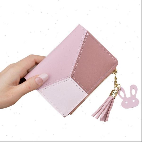 geometric women cute pink wallets pocket purse card holder patchwork wallet lady female fashion short coin burse money bag, Red;black
geometric women cute pink wallets pocket purse card holder patchwork wallet lady female fashion short coin burse money bag, Red;black