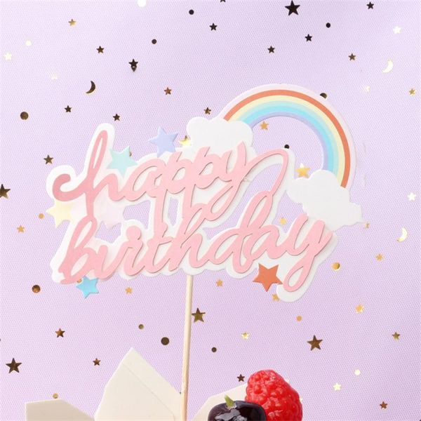 other event & party supplies 1pcs colorful rainbow happy birthday cake decoration pink blue air balloon children's baking
other event & party supplies 1pcs colorful rainbow happy birthday cake decoration pink blue air balloon children's baking