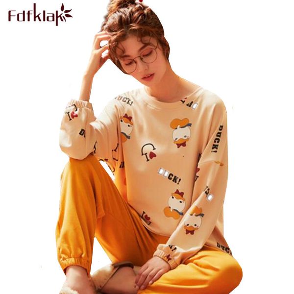 women's sleepwear ladies home clothes cute cotton sleepwear pajamas set long sleeve nightwear pyjamas women print pijama sgsn, Black;red
women's sleepwear ladies home clothes cute cotton sleepwear pajamas set long sleeve nightwear pyjamas women print pijama sgsn, Black;red