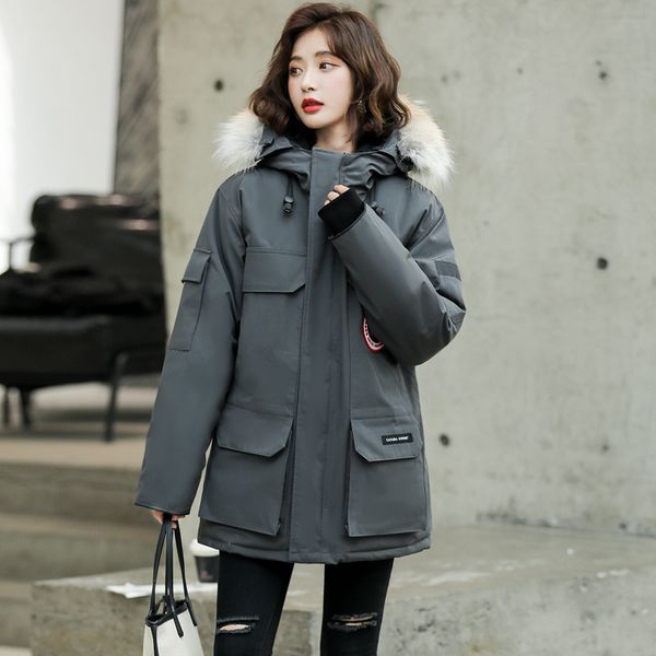 down jacket 2021 upgraded version 08 expedition goose down couple medium and long parka coat men's women's wolf hair, Black
down jacket 2021 upgraded version 08 expedition goose down couple medium and long parka coat men's women's wolf hair, Black