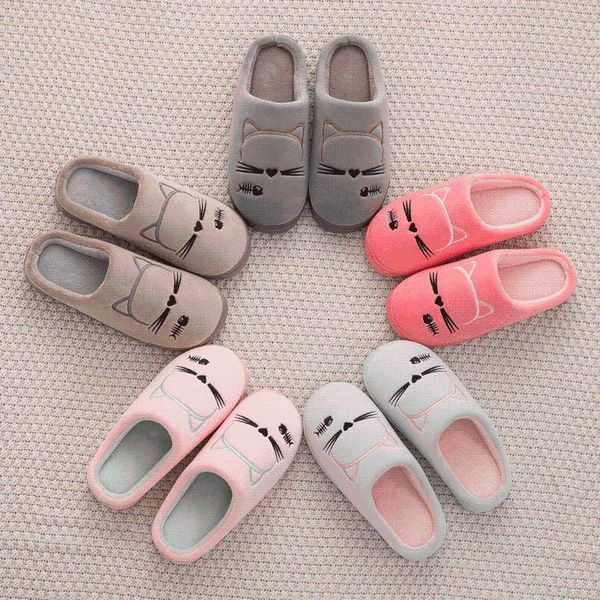 slippers women winter home cartoon cat shoes non-slip soft warm house indoor bedroom lovers couples, Black
slippers women winter home cartoon cat shoes non-slip soft warm house indoor bedroom lovers couples, Black
