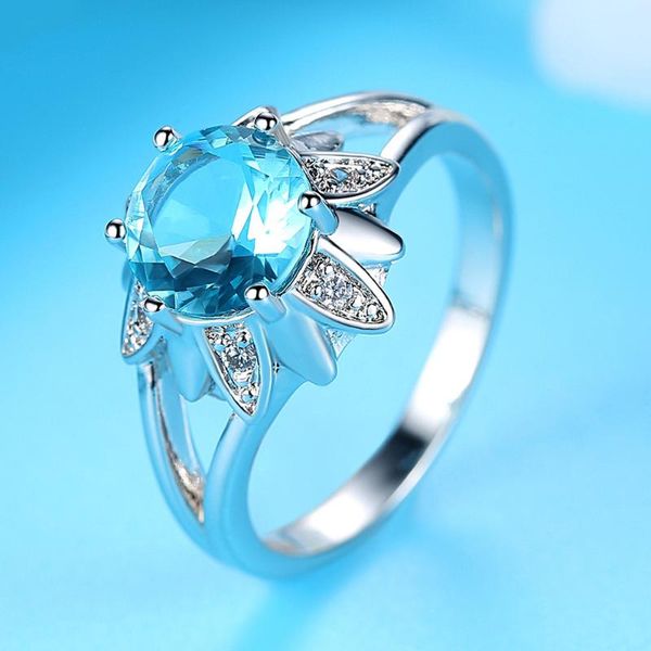 cluster rings the listing jewelry gift genuine inlaid blue zircon flower copper girl adjustable size ring party for women girls, Golden;silver
cluster rings the listing jewelry gift genuine inlaid blue zircon flower copper girl adjustable size ring party for women girls, Golden;silver