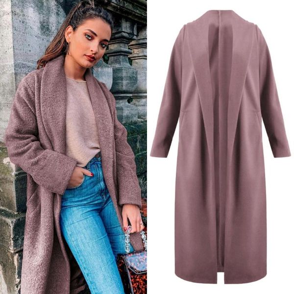 women's wool & blends women clothing jackets coatswool casual solid autumn coat large size long winter plus coat#j31, Black
women's wool & blends women clothing jackets coatswool casual solid autumn coat large size long winter plus coat#j31, Black