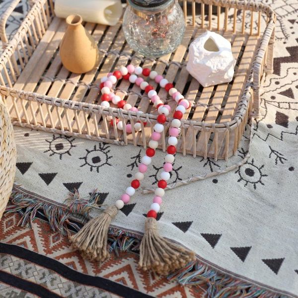 pack valentine's day wood bead garland with tassels farmhouse rustic country wall ornament decorative objects & figurines
pack valentine's day wood bead garland with tassels farmhouse rustic country wall ornament decorative objects & figurines