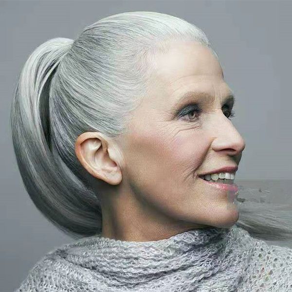 real hairs gray silver human hair dark salt and pepper grey scrunchie extension ponytails ideal add length 120g, Black
real hairs gray silver human hair dark salt and pepper grey scrunchie extension ponytails ideal add length 120g, Black