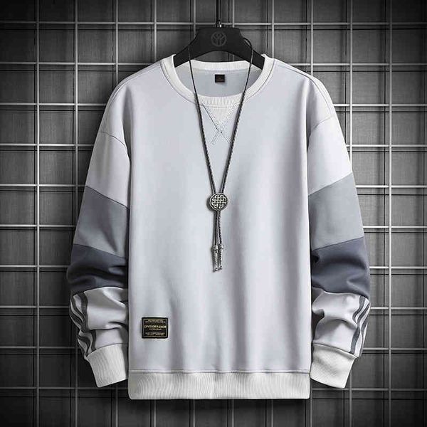 2021 new mens sweatshirts long sve round neck autumn hoodie men sweatshirt patchwork fashion streetwear trendy male clothing, Black
2021 new mens sweatshirts long sve round neck autumn hoodie men sweatshirt patchwork fashion streetwear trendy male clothing, Black