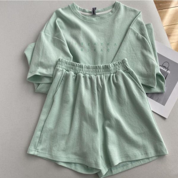 women's tracksuits two pieces sets homewear oversize t-shirts and shorts set streetwear letter print leisure outfits cotton, Gray
women's tracksuits two pieces sets homewear oversize t-shirts and shorts set streetwear letter print leisure outfits cotton, Gray