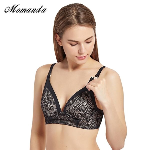 momanda women's wireless maternity nursing bra floral lace underwear for pregnance 210918, White
momanda women's wireless maternity nursing bra floral lace underwear for pregnance 210918, White