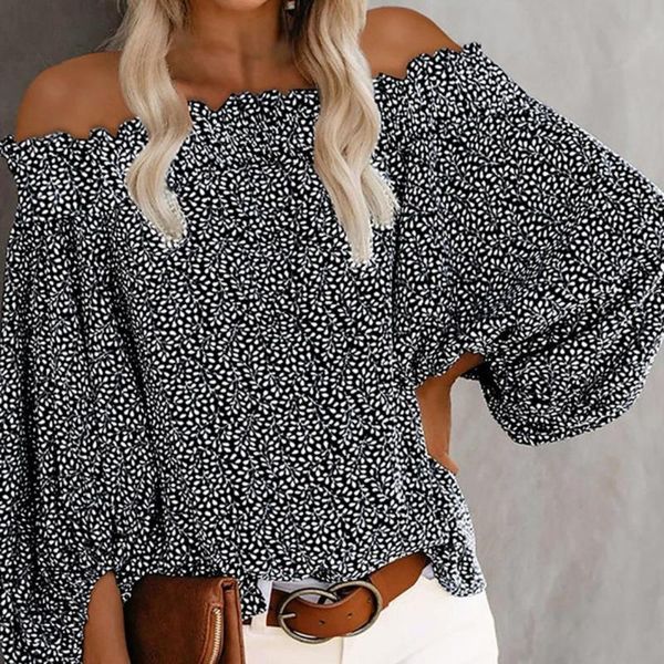 women's blouses & shirts soft chic loose floral print pullover blouse women breathable for working, White
women's blouses & shirts soft chic loose floral print pullover blouse women breathable for working, White