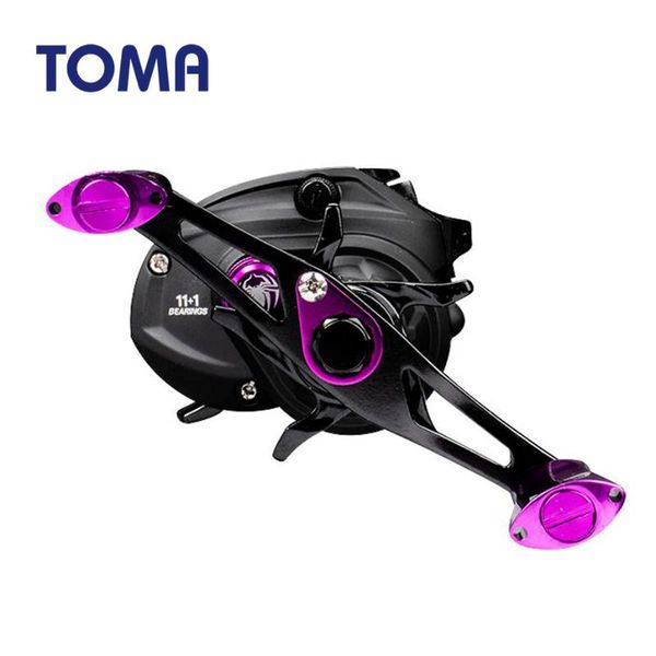 baitcasting reels toma reel fishing bait casting 7.0:1 11+1bb ball bearings carbon fiber drag system metal knob long handle
baitcasting reels toma reel fishing bait casting 7.0:1 11+1bb ball bearings carbon fiber drag system metal knob long handle