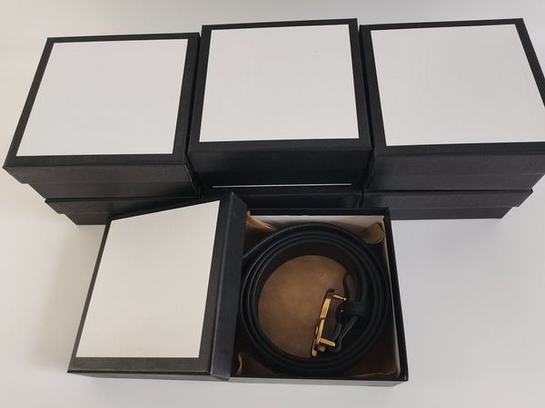 

fashion luxury belts for men women big gold black buckle designer leather belt classical ceinture 2.0cm 2.8cm 3.4cm 3.8cm width with box, Black;brown