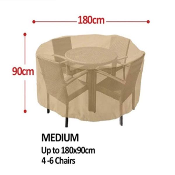 storage bags 1pc outdoor furniture cover large round waterproof garden patio table chair set covers 128*71cm, 180*90 cm
storage bags 1pc outdoor furniture cover large round waterproof garden patio table chair set covers 128*71cm, 180*90 cm