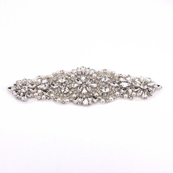 wedding sashes handmade gold silver bridal beaded crystal appliques patch iron on for dresses garment sash rhinestone applique, White
wedding sashes handmade gold silver bridal beaded crystal appliques patch iron on for dresses garment sash rhinestone applique, White