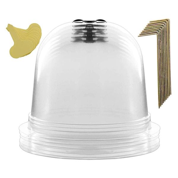 planters & pots 6pcs plant dome bell cover jar antie protection ground fixing nail outdoor garden backyard mini protector
planters & pots 6pcs plant dome bell cover jar antie protection ground fixing nail outdoor garden backyard mini protector
