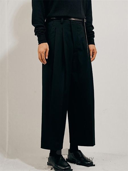 men's pants autumn and winter thickened casual ultra loose wide leg culottes pure color fashion straight, Black
men's pants autumn and winter thickened casual ultra loose wide leg culottes pure color fashion straight, Black