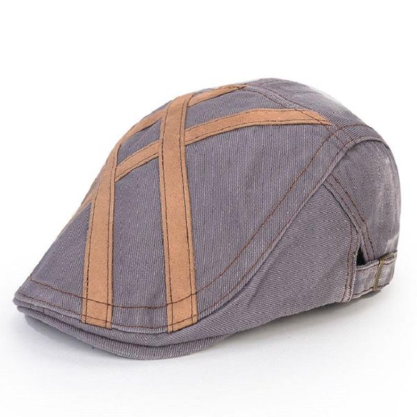 visors spring and autumn denim washed fade with suede stripe retro shovel hat for men flat cap vintage british style casquette, Blue;gray
visors spring and autumn denim washed fade with suede stripe retro shovel hat for men flat cap vintage british style casquette, Blue;gray