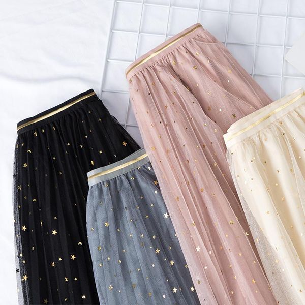 skirts spring summer women tulle skirt pleated star sequined mesh lady elegant elastic high waist lace long midi r1890, Black
skirts spring summer women tulle skirt pleated star sequined mesh lady elegant elastic high waist lace long midi r1890, Black