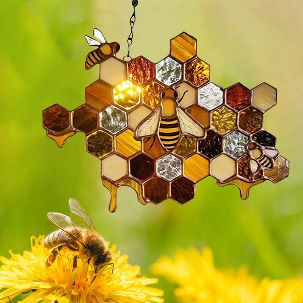 decorative objects & figurines bee ornament ornaments home decoration garden pendant festival stained glass honeycomb hanging decor
decorative objects & figurines bee ornament ornaments home decoration garden pendant festival stained glass honeycomb hanging decor