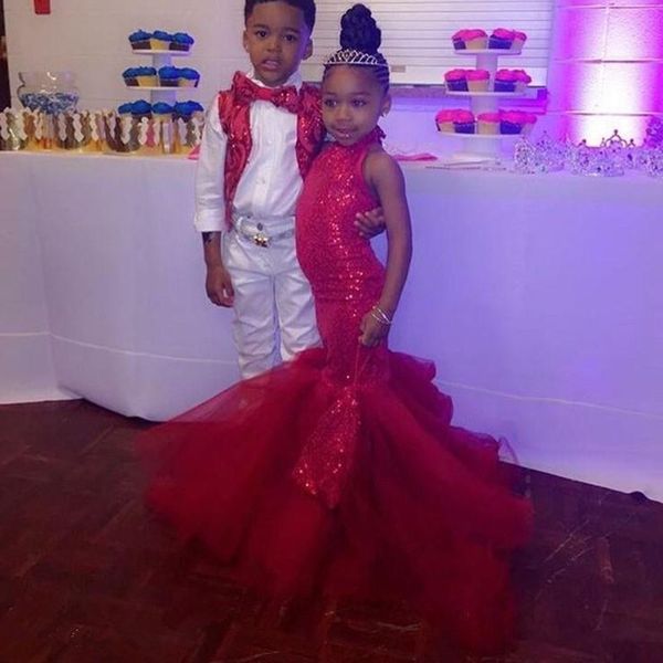 sequins mermaid flower girl dresses for wedding kids prom party dresses children pageant birthday gowns, White;red
sequins mermaid flower girl dresses for wedding kids prom party dresses children pageant birthday gowns, White;red