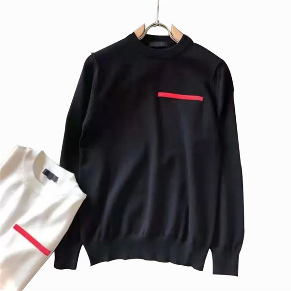 20ss men's sweater classic leisureautumn winter keep warm comfortable designer luxury pullover double letter clothing, White;black
20ss men's sweater classic leisureautumn winter keep warm comfortable designer luxury pullover double letter clothing, White;black