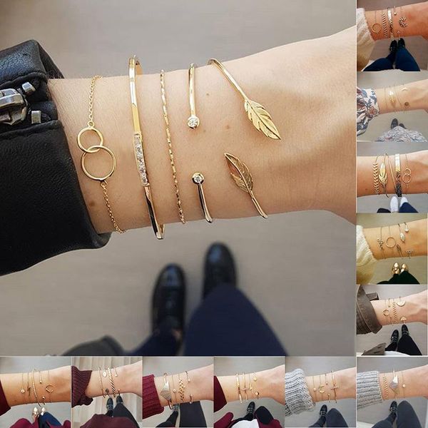 geometric feather bracelet for women retro boho inlaid zircon set jewellery accesorios wholesale pulseras kpop link, chain, Black
geometric feather bracelet for women retro boho inlaid zircon set jewellery accesorios wholesale pulseras kpop link, chain, Black