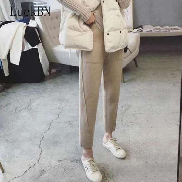 women's pants & capris autumn winter women clothing knitting 4 colors high waist wide leg pockets ankle-length harem warm wild trousers, Black;white
women's pants & capris autumn winter women clothing knitting 4 colors high waist wide leg pockets ankle-length harem warm wild trousers, Black;white