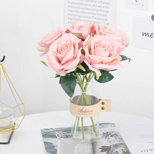1pcs artificial flowers rose beautiful red silk wedding bouquet diy decor fake flower branch for home party table decoration decorative & wr
1pcs artificial flowers rose beautiful red silk wedding bouquet diy decor fake flower branch for home party table decoration decorative & wr