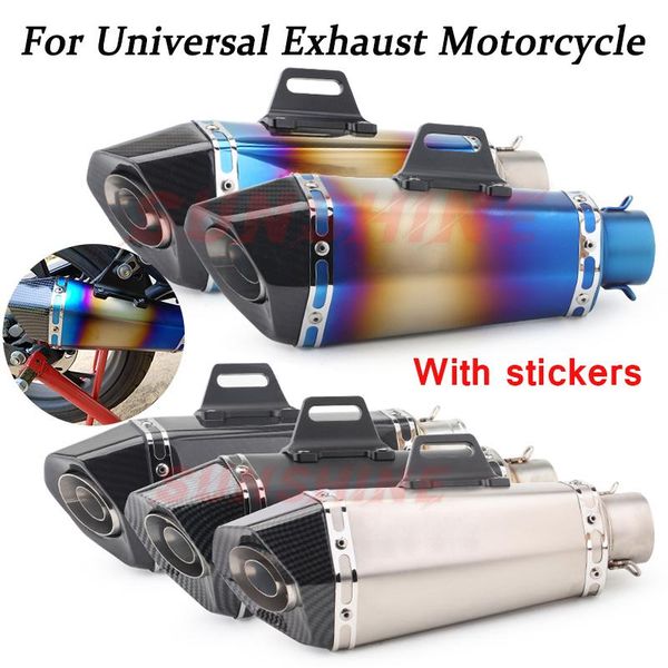 motorcycle exhaust system universal db killer pipe escape moto muffler motorcross pitbike modified for z400 mt07 z800 r6 tmax 530 k11
motorcycle exhaust system universal db killer pipe escape moto muffler motorcross pitbike modified for z400 mt07 z800 r6 tmax 530 k11