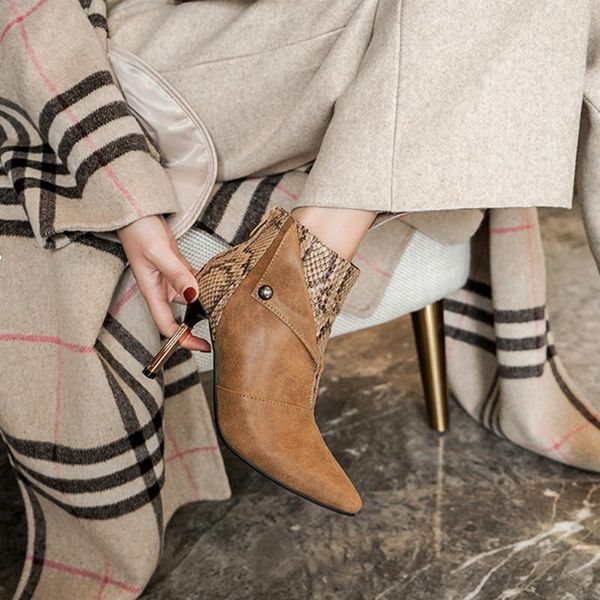 boots short women's 2021 autumn and winter pointy thin heel large high plaid shoes tube, Black
boots short women's 2021 autumn and winter pointy thin heel large high plaid shoes tube, Black
