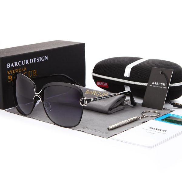 sunglasses barcur women polarized ladies sun glasses with fashion gradient lens eyewear, White;black
sunglasses barcur women polarized ladies sun glasses with fashion gradient lens eyewear, White;black