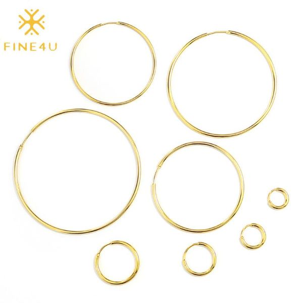hoop & huggie fine4u e243 stainless steel big earrings hypoallergenic dainty sculpture geometric filigree for women, Golden;silver
hoop & huggie fine4u e243 stainless steel big earrings hypoallergenic dainty sculpture geometric filigree for women, Golden;silver