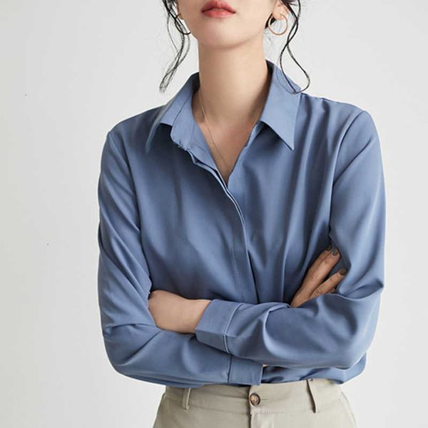 women's blouses & shirts autumn korea fashion women long sleeve chiffon office work ladies turn-down collar ol 3bxp, White
women's blouses & shirts autumn korea fashion women long sleeve chiffon office work ladies turn-down collar ol 3bxp, White