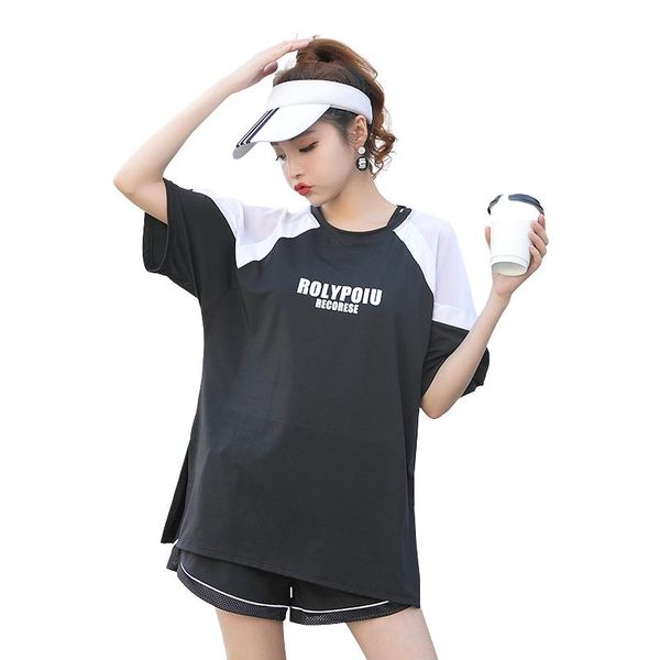 yoga outfit loose style women shirt patchwork sports short sleeve shirts for woman gym fitness training running workout clothes summer
yoga outfit loose style women shirt patchwork sports short sleeve shirts for woman gym fitness training running workout clothes summer