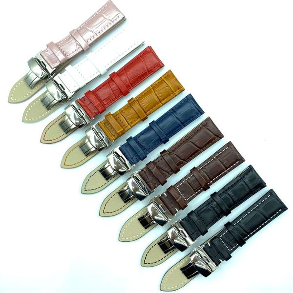 watch bands genuine cow leather strap 14 16 18 19 20 21 22 23 24mm band 12/13/14/15/16/17 mm belt butterfly buckle, Black;brown
watch bands genuine cow leather strap 14 16 18 19 20 21 22 23 24mm band 12/13/14/15/16/17 mm belt butterfly buckle, Black;brown