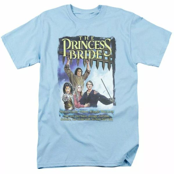 the princess bride alt poster t shirt mens licensed 80s movie light blue, White;black
the princess bride alt poster t shirt mens licensed 80s movie light blue, White;black