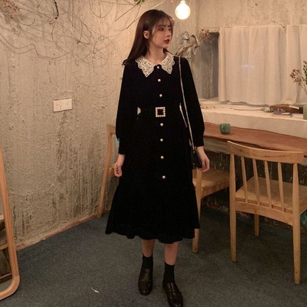 umr fashion autumn and 2020 plus size dresses women's wter long sleeve thickened black dress in winter
umr fashion autumn and 2020 plus size dresses women's wter long sleeve thickened black dress in winter