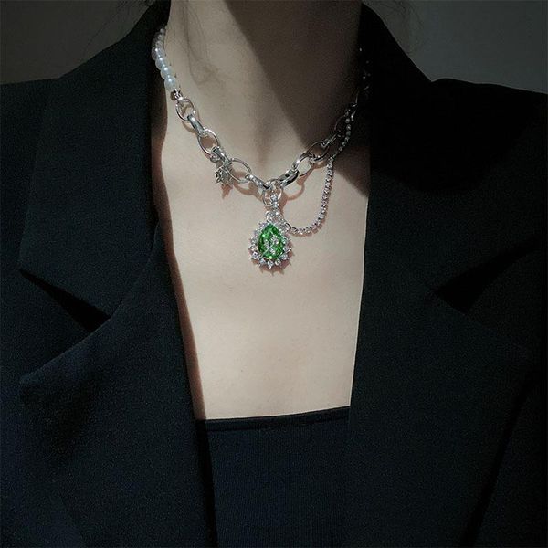 sparkling rhinestone crystal pearls pendant necklace for women simple geometric clavicle korean design jewelry chokers, Golden;silver
sparkling rhinestone crystal pearls pendant necklace for women simple geometric clavicle korean design jewelry chokers, Golden;silver