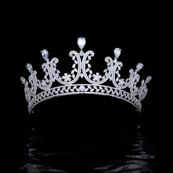 hair clips & barrettes luxury baroque wedding crown tiara full zircon bride tiaras vintage bridesmaid diadem women headdress accessories hq0, Golden;silver
hair clips & barrettes luxury baroque wedding crown tiara full zircon bride tiaras vintage bridesmaid diadem women headdress accessories hq0, Golden;silver