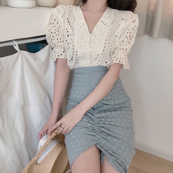 spring french fashion vintage short shirt + ribbon skirt piece defines women's clothes, Black
spring french fashion vintage short shirt + ribbon skirt piece defines women's clothes, Black