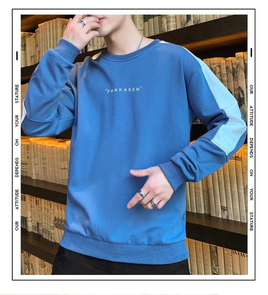 men's hoodies & sweatshirts 2021 spring and autumn sweater jacket round neck pullover pure cotton long-sleeved streetwear men, Black
men's hoodies & sweatshirts 2021 spring and autumn sweater jacket round neck pullover pure cotton long-sleeved streetwear men, Black