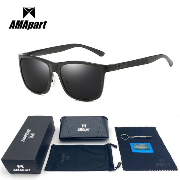 sunglasses amapart polarized for men driving fishing sports outdoors uv400 protection anti-glare, White;black
sunglasses amapart polarized for men driving fishing sports outdoors uv400 protection anti-glare, White;black