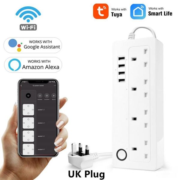 smart power plugs tuya wifi socket uk plug with 4 usb voice remote control alexa google work life home
smart power plugs tuya wifi socket uk plug with 4 usb voice remote control alexa google work life home